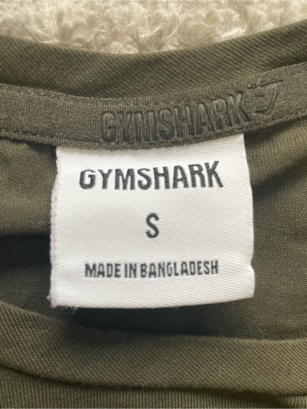 Gymshark Olive Crew Neck Short Sleeve Tee - Picture 2 of 3